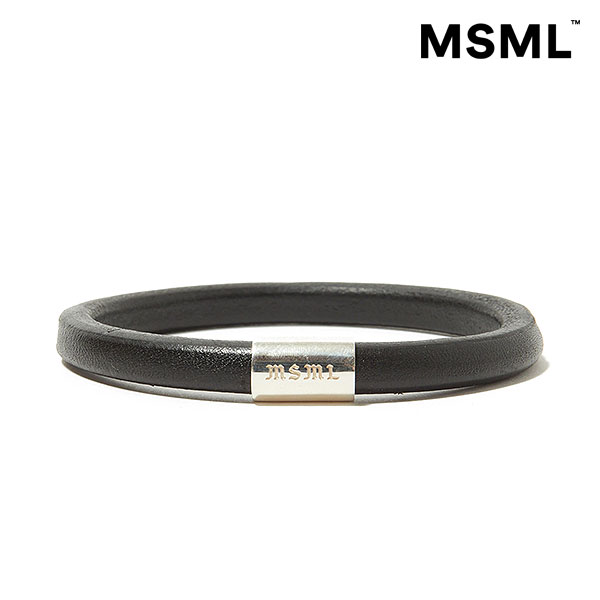 乐天商城 - 2026 春夏 メーカー取り寄せ対応 エムエスエムエル ブレスレット MSML LOVE/LIVE LEATHER BRACELET 送料無料 キャンセル不可