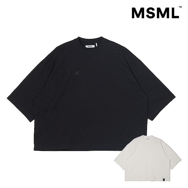 乐天商城 - 2026 春夏 先行予約 3月中旬～下旬入荷予定 エムエスエムエル Tシャツ MSML HALF SLEEVE WIDE T-SHIRT 送料無料 キャンセル不可