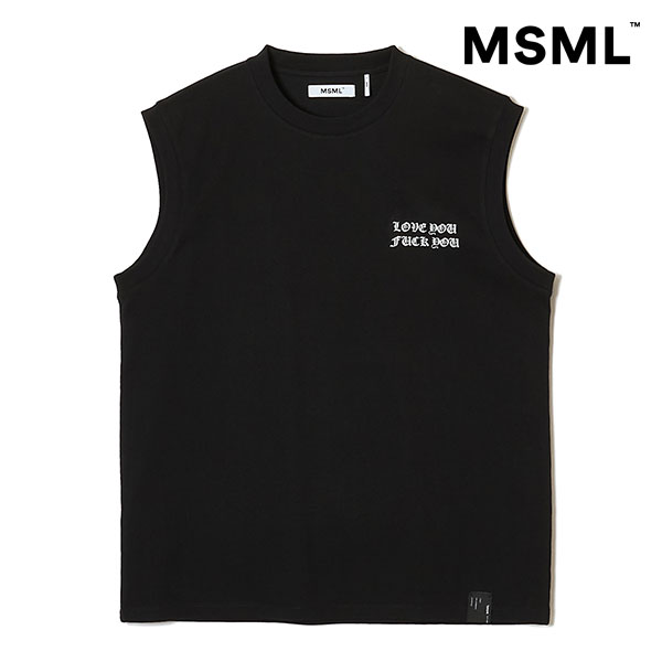 乐天商城 - 2026 春夏 先行予約 3月中旬～下旬入荷予定 エムエスエムエル Tシャツ MSML LOVE YOU FUCK YOU NO SLEEVE T SHIRT 送料無料 キャンセル不可