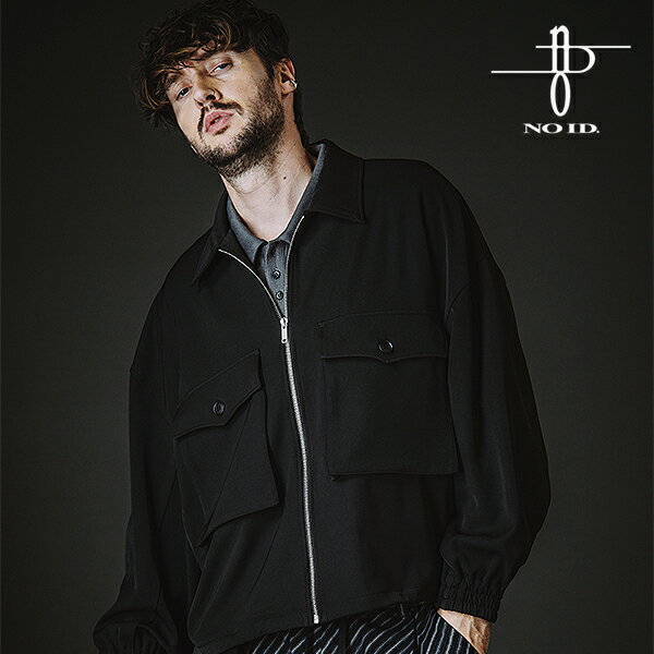 乐天商城 - 2026 春 先行予約 3月上旬入荷予定 ノーアイディー ジャケット NO ID. WポケットZIP-BLZ メンズ 送料無料 キャンセル不可