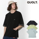 30%OFF SALE セール クオルト カットソー QUOLT CREATION CUTSEW メンズ 5分袖 ビッグシルエット