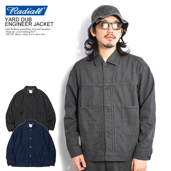 40％OFF SALE セール RADIALL ラディアル ジャケット YARD DUB - ENGINEER JACKET メンズ アウター デニムジャケット ボックスシルエット