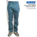 ラディアル パンツ RADIALL CNQ FRISCO - STRAIGHT FIT PANTS -LINCOLN GREEN- radiall メンズ ワークパンツ チノパン