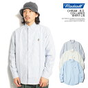 楽天CRESCENT LOTUS20％OFF SALE セール ラディアル シャツ RADIALL CHRAM - B.D. COLLARED SHIRT L/S radiall メンズ 長袖 ボタンダウンシャツ ストライプ 送料無料 ストリート