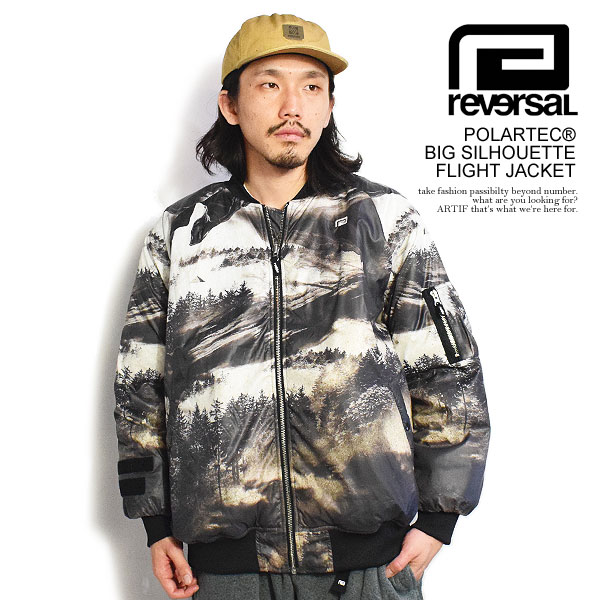 40%OFF SALE セール reversal リバーサル フライトジャケット POLARTEC BIG SILHOUETTE FLIGHT JACKET メンズ ポーラテック