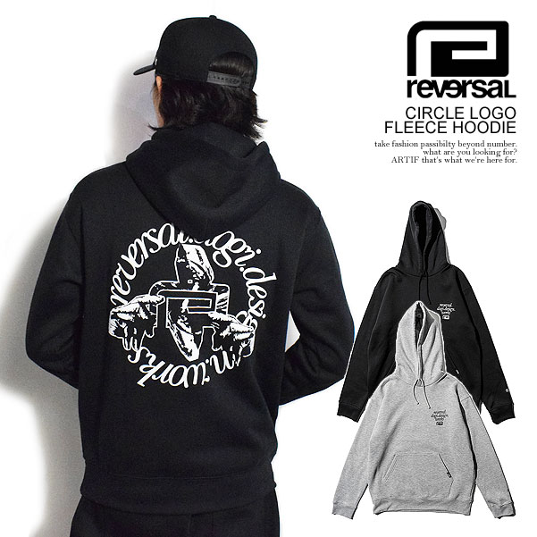 リバーサル パーカー reversal CIRCLE LOGO FLEECE HOODIE メンズ プルオーバー フリースパーカー rvddw 送料無料 ストリート