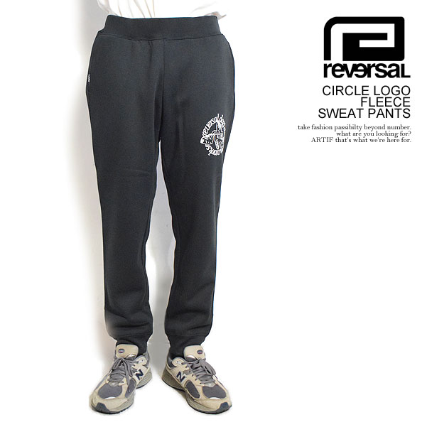 リバーサル パンツ reversal CIRCLE LOGO FLEECE SWEAT PANTS メンズ フリースパンツ 送料無料 ストリート rvddw