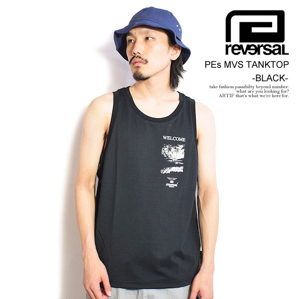 リバーサル タンクトップ reversal PEs MVS TANKTOP -BLACK- メンズ ノースリーブ Tシャツ rvddw 送料無料 ストリート