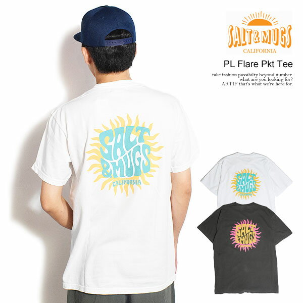 乐天商城 - ソルトアンドマグス Tシャツ SALT&MUGS PL Flare Pkt Tee メンズ 半袖 ピグメント加工 ソルマグ 送料無料 ストリート