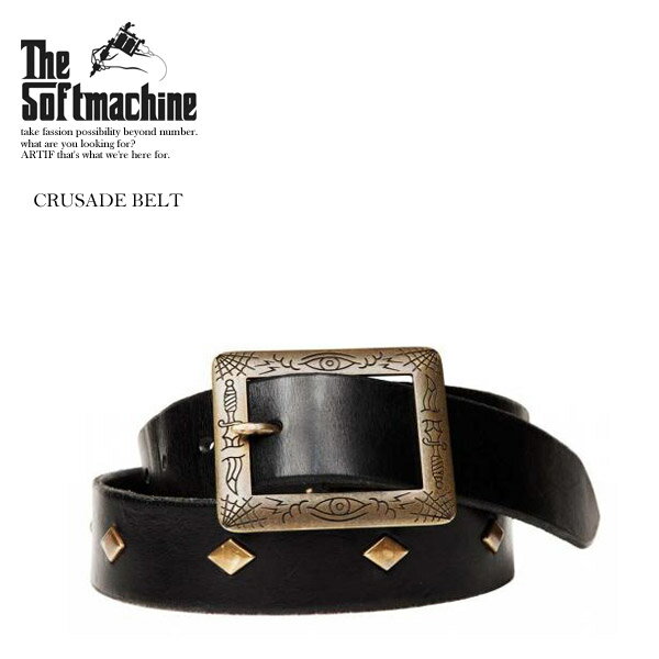 【納期 ご注文後約1ヶ月】 ソフトマシーン ベルト SOFTMACHINE CRUSADE BELT ストリート系 ファッション