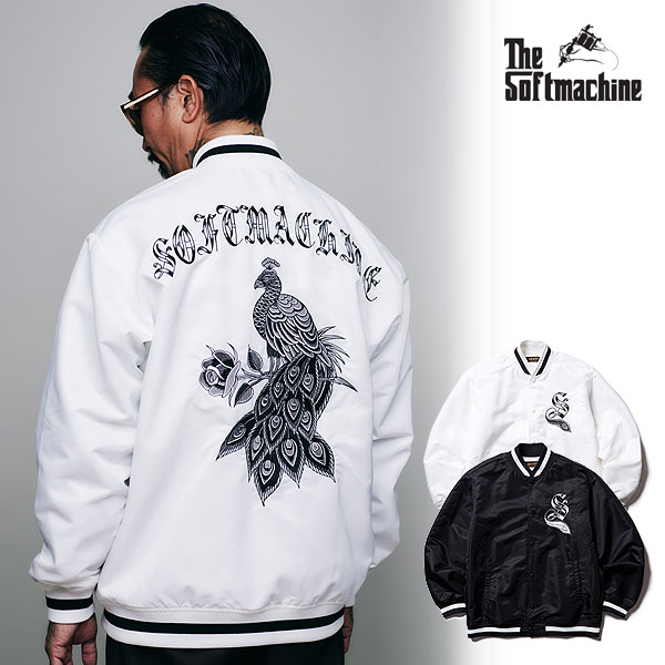 30OFF SALE Z[ \tg}V[ WPbg SOFTMACHINE FEATHERS JK(STADIUM JACKET) Y