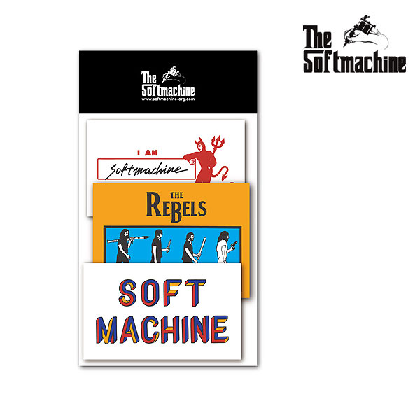 乐天商城 - ソフトマシーン ステッカー SOFTMACHINE SM STICKER SET (STICKER SET) メンズ
