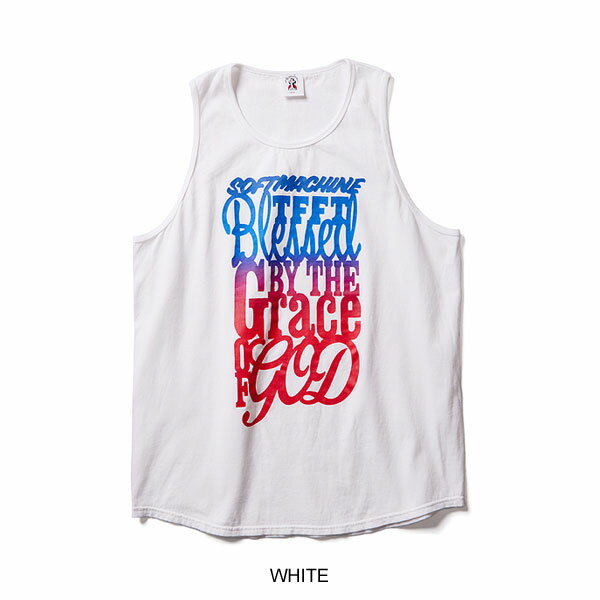 2025 夏 先行予約 6月〜7月入荷予定 ソフトマシーン タンクトップ SOFTMACHINE BLESSED TANK(TANK TOP) メンズ 送料無料 キャンセル不可