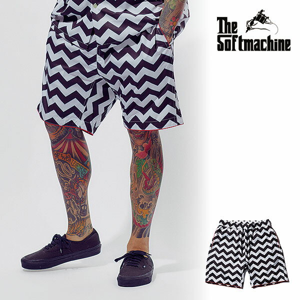 乐天商城 - 2026 春夏 先行予約 5月～6月入荷予定 ソフトマシーン ショートパンツ SOFTMACHINE BLACK LODGE SHORTS (EASY SHORTS) メンズ 送料無料 キャンセル不可