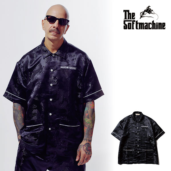 乐天商城 - ソフトマシーン シャツ SOFTMACHINE BLACK SEA SHIRTS (S/S SHIRTS) メンズ 送料無料