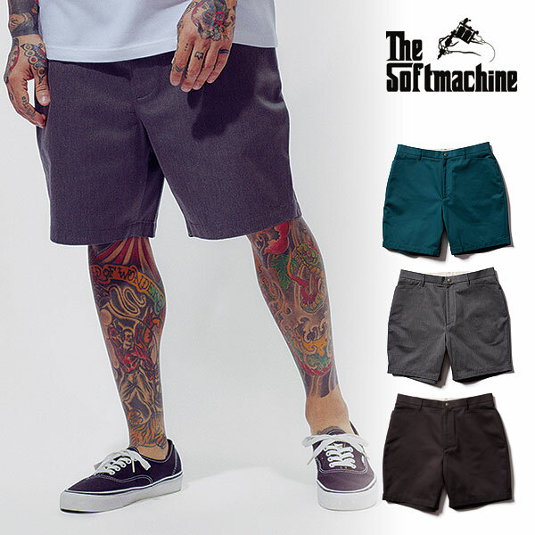 乐天商城 - 2026 春夏 先行予約 5月～6月入荷予定 ソフトマシーン ショートパンツ SOFTMACHINE EDWARD SHORTS (WORK SHORTS) メンズ 送料無料 キャンセル不可