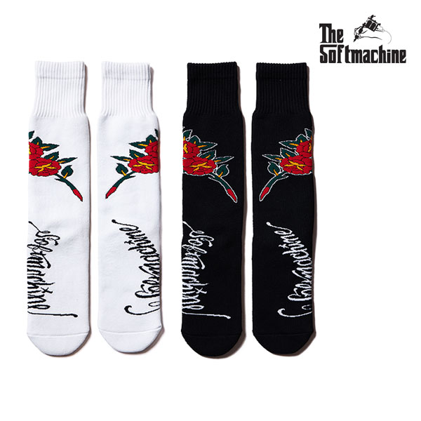 ソフトマシーン ソックス SOFTMACHINE ROSES SOX (SOX) メンズ 送料無料