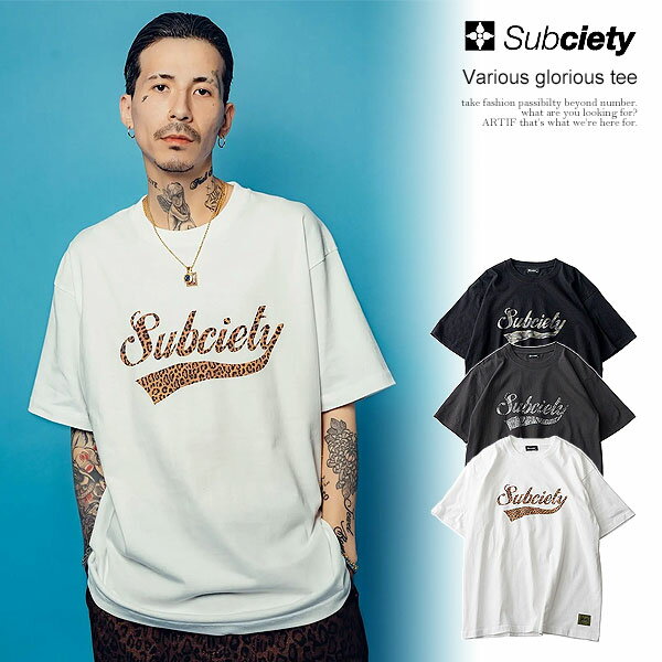 乐天商城 - サブサエティ Tシャツ SUBCIETY Various glorious tee メンズ 半袖 グラフィックTシャツ ベースボールロゴ 送料無料 ストリート