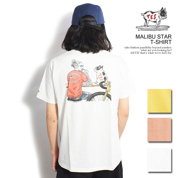 エンドレスサマー Tシャツ The Endless Summer TES MALIBU STAR T-SHIRT メンズ 半袖 TES USコットン 送料無料 ストリート