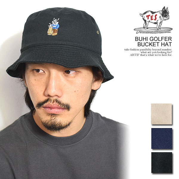楽天CRESCENT LOTUSエンドレスサマー ハット The Endless Summer TES BUHI GOLFER BUCKET HAT メンズ バケットハット バケハ 刺繍 送料無料 ストリート