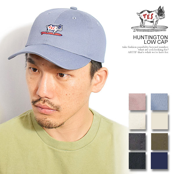 乐天商城 - エンドレスサマー キャップ The Endless Summer TES HUNTINGTON LOW CAP メンズ ローキャップ 刺繍 フレブル 送料無料 ストリート