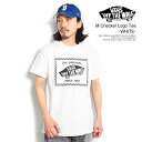 バンズ Tシャツ VANS M Checker Logo Tee -WHITE- メンズ 半袖 半袖Tシャツ チェッカーロゴ 送料無料 ストリート