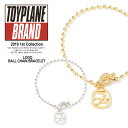 50OFF SALE Z[ gCv[ uXbg TOYPLANE SYMBOL BALL CHAIN BRACELETyXg[gn t@bVz