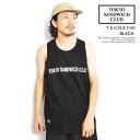 トウキョウサンドウィッチクラブ タンクトップ TOKYO SANDWICH CLUB T.S.C-N.S.T-93 -BLACK- メンズ ノースリーブ ストリート