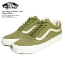 VANS oY Xj[J[ Old Skool (Desert Twill) Green Olive Y I[hXN[