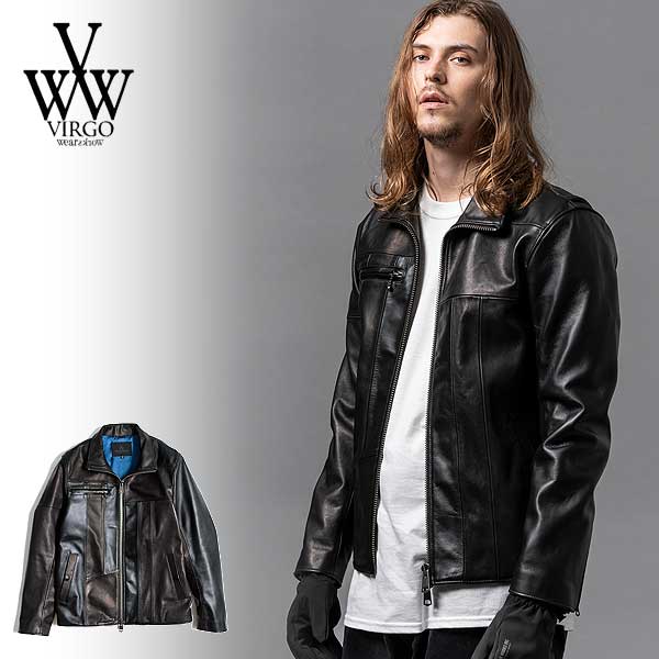 30％OFF SALE セール ヴァルゴ ジャケット VIRGO SPCIAL PAZZLE LEATHER JKT ストリート系 ファッション