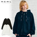 60％OFF SALE セール MSML エムエスエムエル パーカー オーバーサイズ虎刺繍裏毛ジップパーカー OVERSIZED TIGER EMBROIDERY SWEAT ZIP HOODIE メンズ おしゃれ