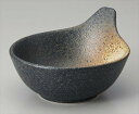 黒備前とんすい(大) サイズ:10.7×12.5×H6.5cm