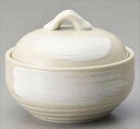 志野備前蓋物 サイズ:φ9×H7cm(130cc) 業務用 キッチン用品 厨房用品 食器 居酒屋 おしゃれ食器 創作料理(3)