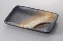 黒備前6寸仕切皿 サイズ:17.5×12×H2.2cm 業務用 キッチン用品 厨房用品 食器 居酒屋 おしゃれ食器 創作料理