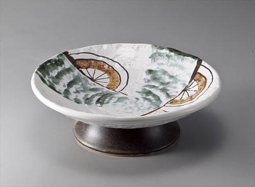 花車高台5寸皿　サイズ：φ16.4×H5cm 業務用 キッチン用品 厨房用品 食器 居酒屋 おしゃれ食器 創作料理