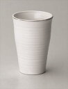 粉引ロクロ目カップ サイズ:φ8.5×H12.0cm・300cc 業務用 キッチン用品 厨房用品 食器 居酒屋 おしゃれ食器 創作料理