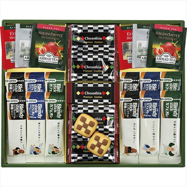 ブレイクタイム プレミアムギフト クッキー＆コーヒー＆紅茶 CC-25 内祝 内祝い お祝 御祝 記念品 出産内祝い プレゼント 快気祝い 粗供養 引出物