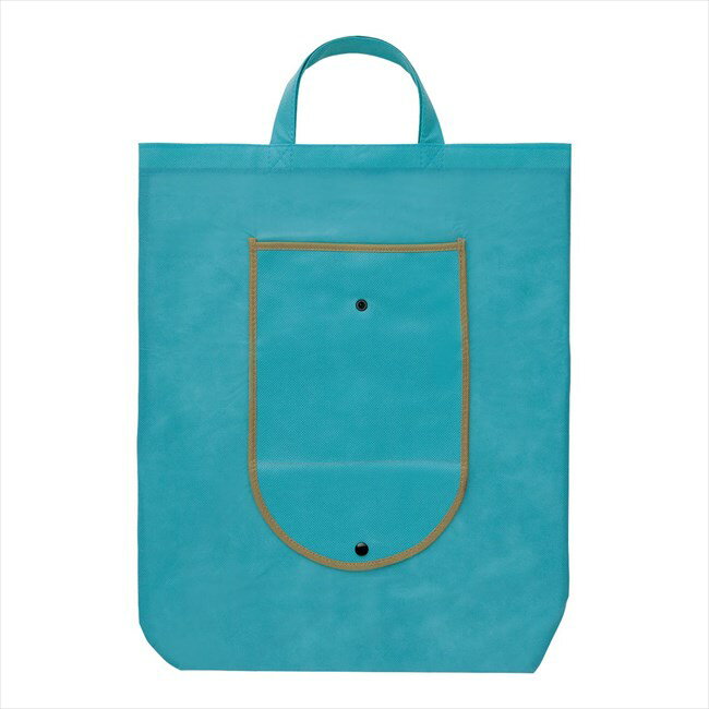 エコンパクトバッグ G/ライトブルー 景品 販促品 粗品 プレゼント 記念品 来場記念 ギフト 内祝い