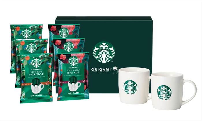 スターバックス オリガミwithマグカップギフト SBC-30B 内祝 内祝い お祝 御祝 記念品 出産内祝い プレゼント 快気祝い 粗供養 引出物