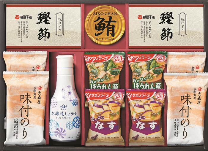 ヤマサ本醸造しょうゆ＆大森屋味付のりギフト NYO-DO 内祝 内祝い お祝 御祝 記念品 出産内祝い プレゼント 快気祝い 粗供養 引出物