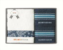BEAMS DESIGN チェッカーバンダナタオルセット(ネイビーブルー) 51-3139500NB 内祝 内祝い お祝 御祝 記念品 出産内祝い プレゼント ...
