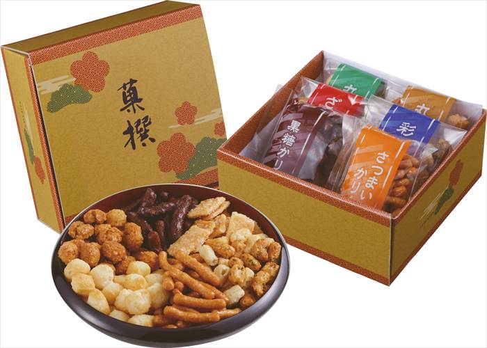 おかきかりんとう詰合せ「菓撰」 ES-AE 内祝 内祝い お祝 御祝 記念品 出産内祝い プレゼント 快気祝い 粗供養 引出物のサムネイル