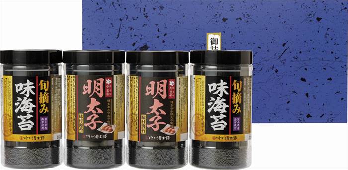 食卓のやまや 博多辛子明太子味海苔&旬摘み味海苔セット YMA-20 内祝 内祝い お祝 御祝 記念品 出産内祝い プレゼント 快気祝い 粗供養 引出物