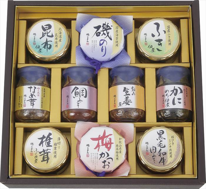 磯じまん ご飯のお供瓶詰セット MT-50 内祝 内祝い お祝 御祝 記念品 出産内祝い プレゼント 快気祝い 粗供養 引出物