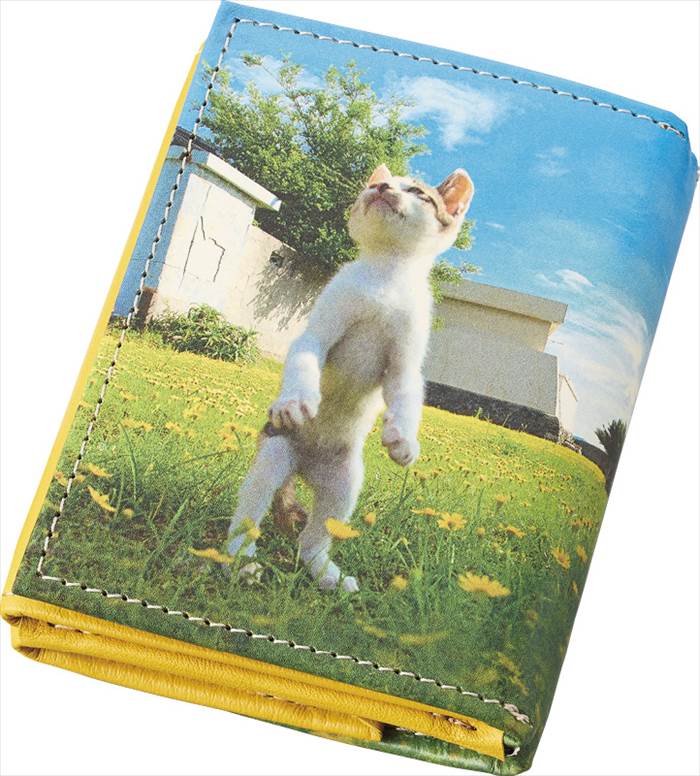立ち猫 希望の立ち猫 三つ折れコンパクト財布 TW2151 内祝 内祝い お祝 御祝 記念品 出産内祝い プレゼント 快気祝い 粗供養 引出物