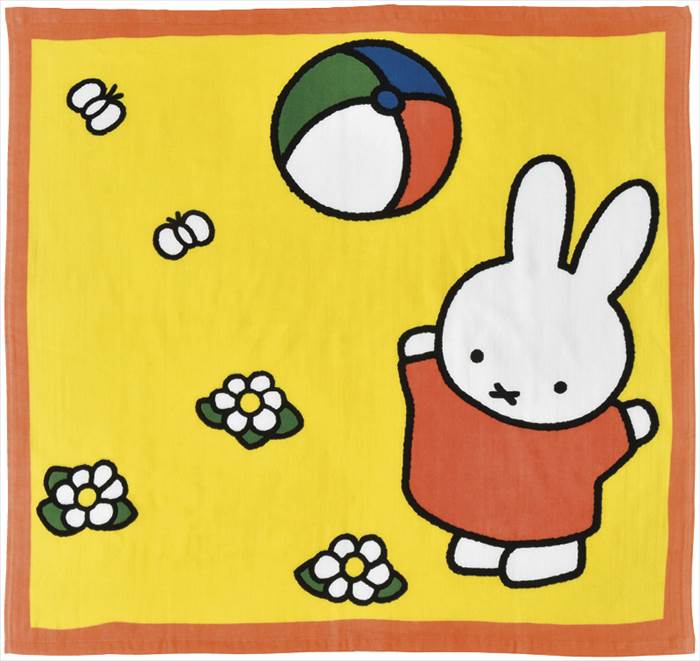 ミッフィー 楽しいボールあそび 湯上げタオル 4992272708349 内祝 内祝い お祝 御祝 記念品 出産内祝い..