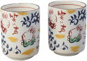夕立窯 たこ唐草 ペア湯呑 YK616 内祝 内祝い お祝 御祝 記念品 出産内祝い プレゼント 快気祝い 粗供養 引出物