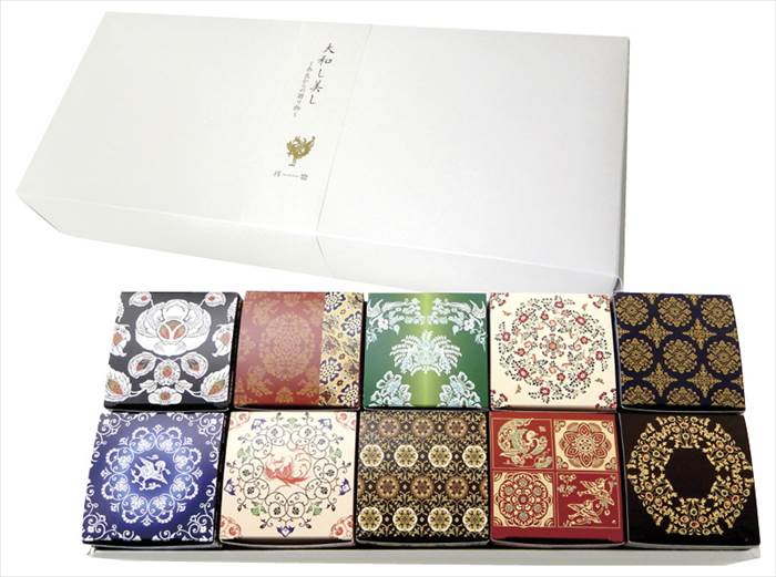 奈良祥樂 大和し美しオリーブなあられ10箱セット 大和し美し10 内祝 内祝い お祝 御祝 記念品 出産内祝い プレゼント 快気祝い 粗供養 引出物