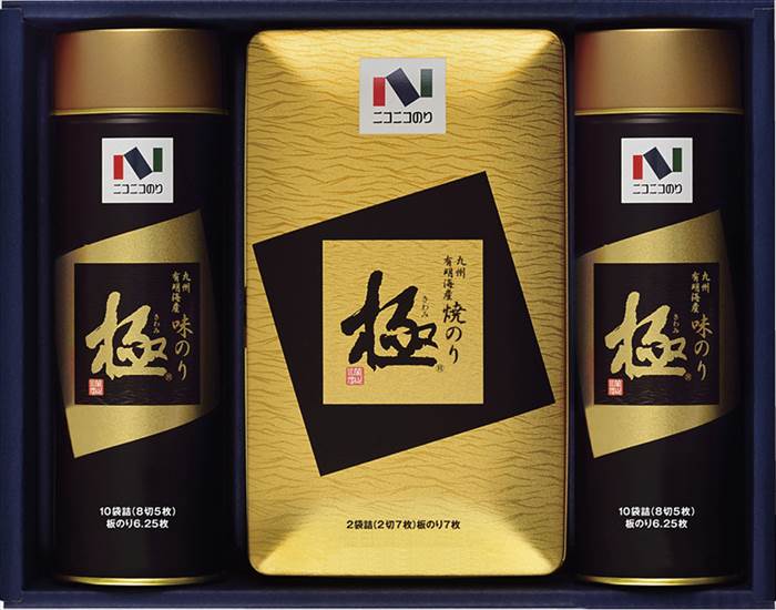 ニコニコのり 極シリーズ 有明海産極海苔詰合せ 極KN-30S 内祝 内祝い お祝 御祝 記念品 出産内祝い プレゼント 快気祝い 粗供養 引出物