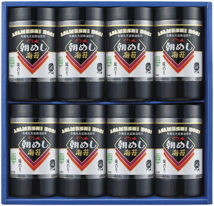やま磯 朝めしカップ 卓上味付海苔ギフト 朝めしカップ8本詰G 内祝 内祝い お祝 御祝 記念品 出産内祝い プレゼント 快気祝い 粗供養 引出物